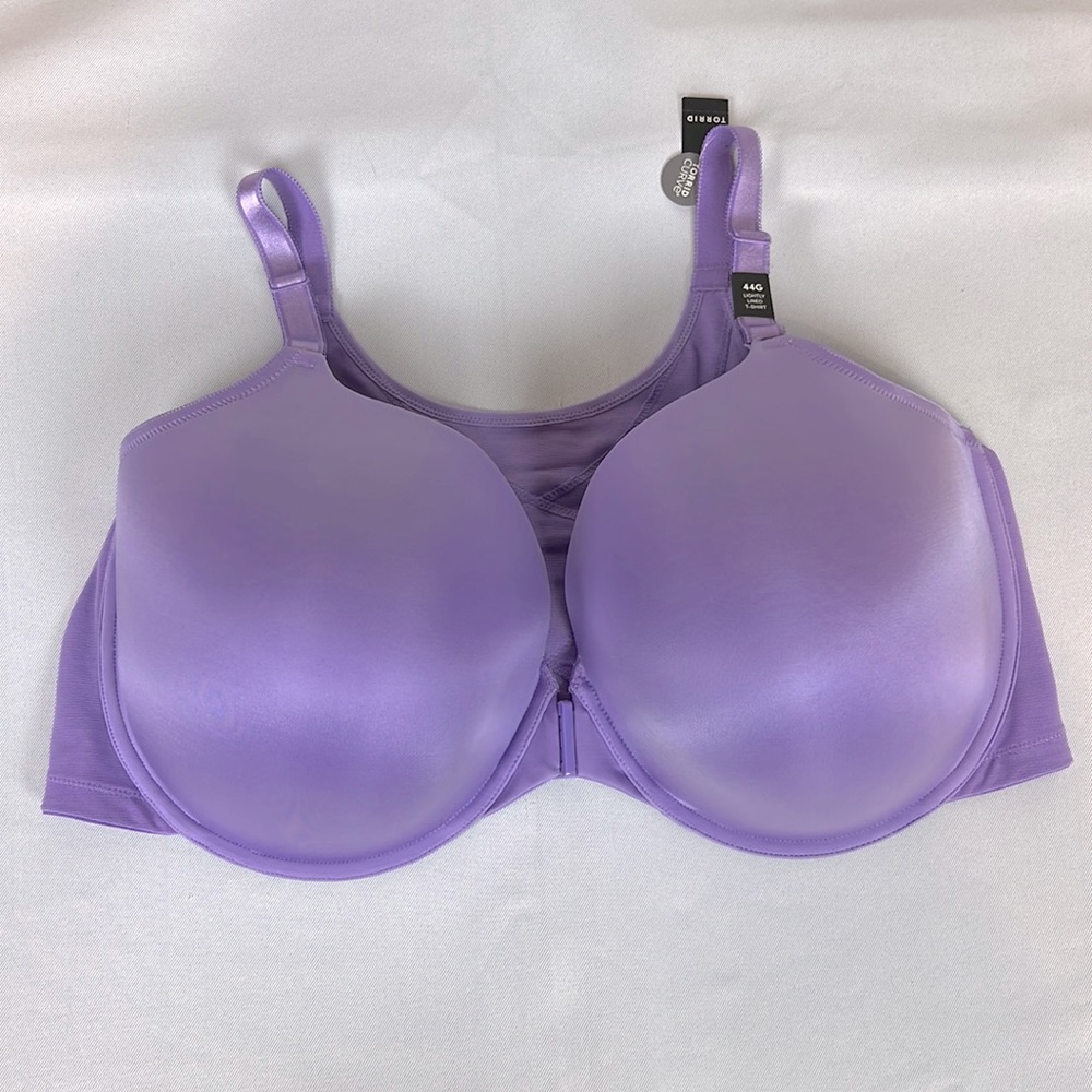 Torrid Curve 360 Back Smoothing Lightly Lined T-S… - image 2